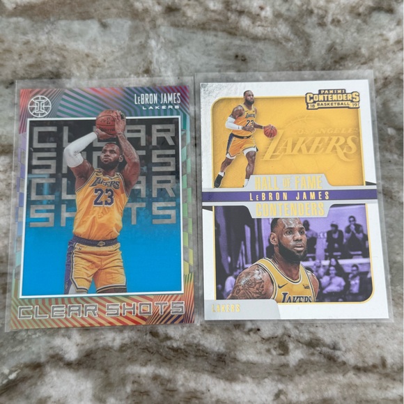 🔥 LeBron James Panini Contenders and Illusion 2 card lot - Picture 1 of 2